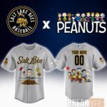 Salt Lake Bees Peanuts Night MiLB 2026 Personalized Baseball Jersey