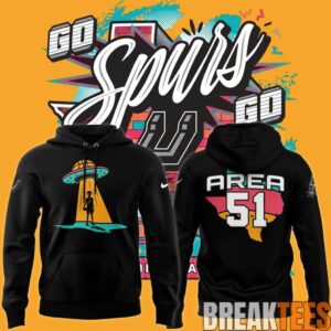 San Antonio Spurs Fiesta Alien Landing Hoodie
