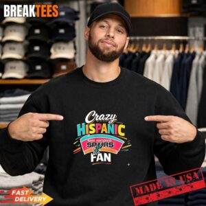 San Antonio Spurs NBA Playoffs 2026 crazy hispanic Spurs fan T-Shirt 3