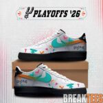 San Antonio Spurs Playoff 2026 Special Air Force 1 Shoes 1