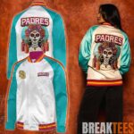 San Diego Padres 2026 Da de los Muertos Special Bomber Jacket 1