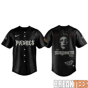 San Diego Padres x Lady Gaga's'The 'MAYHEM' Ball Baseball Jersey 1