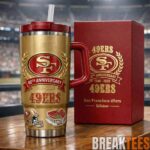 San Francisco 49ers 80th Anniversary YETI Tumbler 1