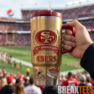 San Francisco 49ers 80th Anniversary YETI Tumbler 1