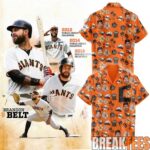 San Francisco Giants Brandon Belt Celebration Day Hawaiian Shirt 1