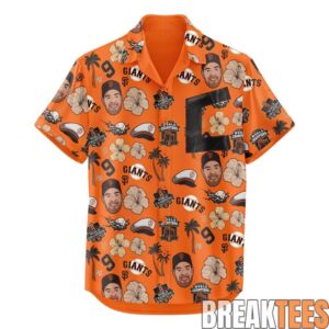 San Francisco Giants Brandon Belt Celebration Day Hawaiian Shirt 1