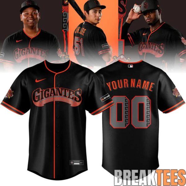 San Francisco Giants 'Gigantes' 2026 Custom Baseball Jersey