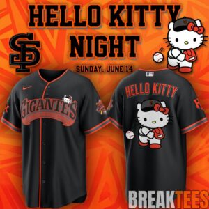 San Francisco Giants ‘Gigantes’ x Hello Kitty Special Jersey