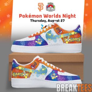 San Francisco Giants x Pokmon Night 2026 Special Edition Air Force 1 Shoes