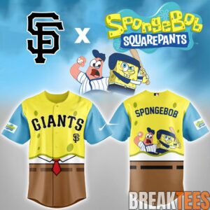 San Francisco Giants x SpongeBob Squarepants Night Special Jersey