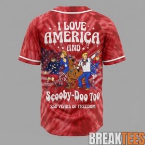 Scooby-Doo x America 250 Years of Freedom Baseball Jersey 2