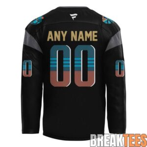 Seattle Kraken 2026 Black Hockey History Night Custom Hockey Jersey 2
