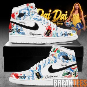 Shakira Dai Dai FIFA World Cup Song 2026 Custom Air Jordan 1 Shoes