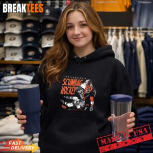 Skeleton Scumbag Hockey Philadelphia Flyers Hockey NHL 2026 T-Shirt 1
