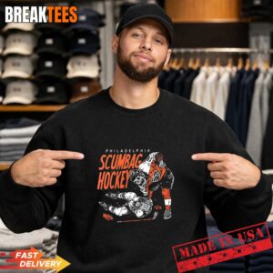 Skeleton Scumbag Hockey Philadelphia Flyers Hockey NHL 2026 T-Shirt 3