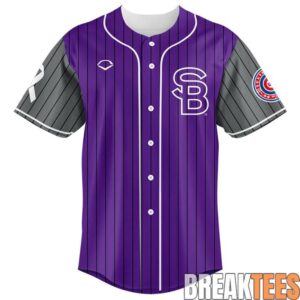 South Bend Cubs 2026 Cancer Awareness Night Jersey 1