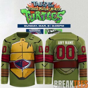 South Carolina Stingrays x Teenage Mutant Ninja Turtles Night Hockey Jersey