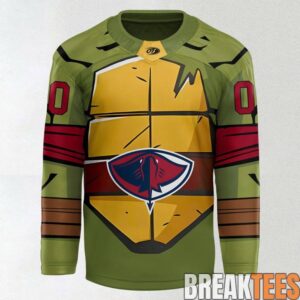 South Carolina Stingrays x Teenage Mutant Ninja Turtles Night Hockey Jersey 1