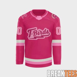 Springfield Thunderbirds 2026 Pink in the Rink Custom Hockey Jersey 1
