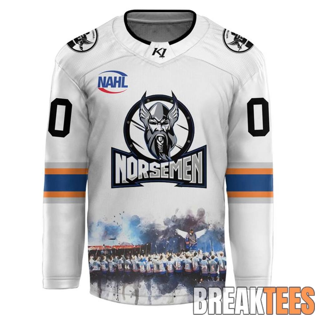 St. Cloud Norsemen Charlie Boike Night Hockey Jersey St. Cloud Norsemen Charlie Boike Night Hockey Jersey