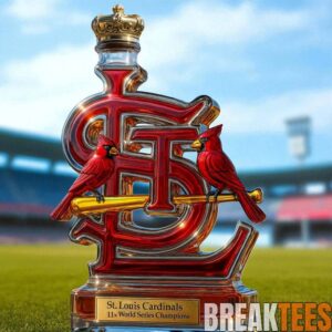 St. Louis Cardinals 11X World Series Champions Limited Edition Whiskey Bottle