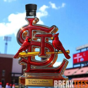St. Louis Cardinals 11X World Series Champions Limited Edition Whiskey Bottle 1
