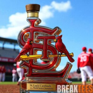 St. Louis Cardinals 11X World Series Champions Limited Edition Whiskey Bottle 2