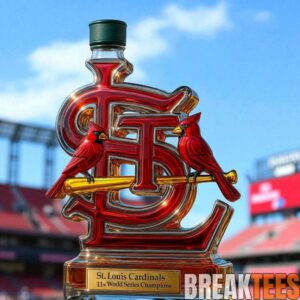 St. Louis Cardinals 11X World Series Champions Limited Edition Whiskey Bottle 3