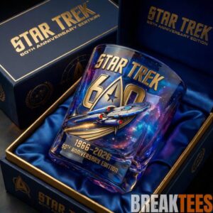 Star Trek 60th Anniversary Commemorative Whiskey Glass