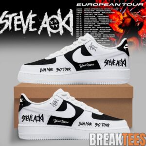 Steve Aoki 2026 Dim Mak 30 Tour Custom AF1 Shoes