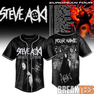 Steve Aoki 2026 Dim Mak 30 Tour Special Baseball Jersey 1