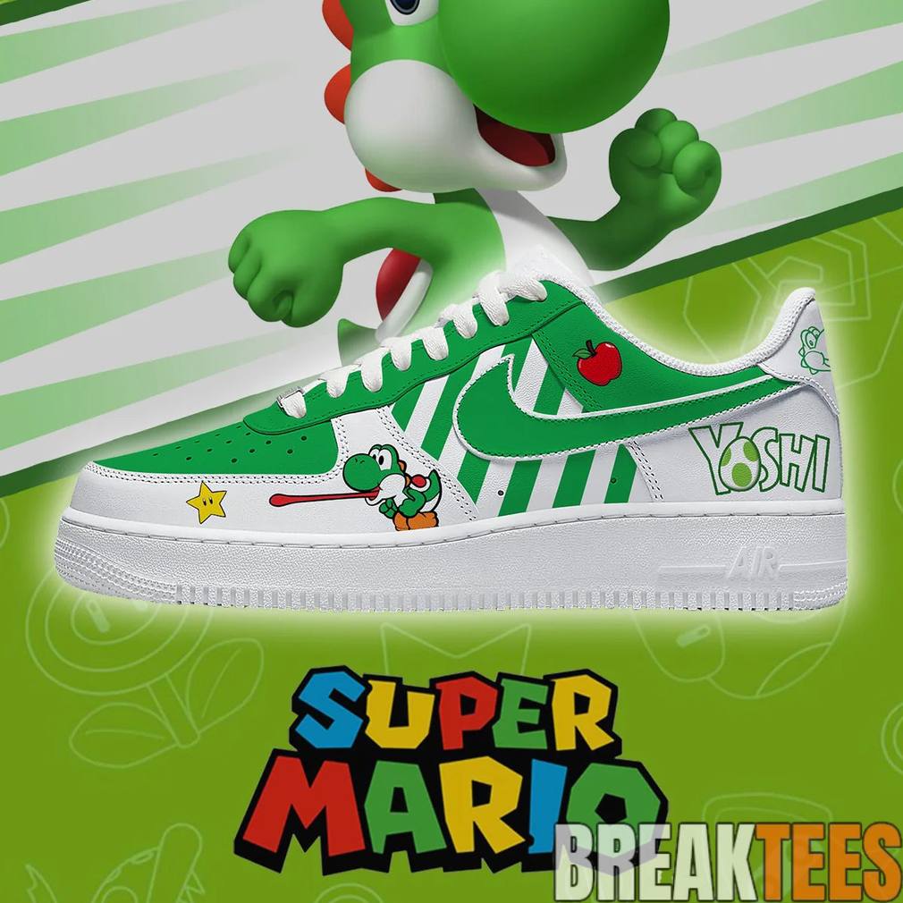 Super Mario Yoshi Special Edition AF1 Sneaker Super Mario Yoshi Special Edition AF1 Sneaker