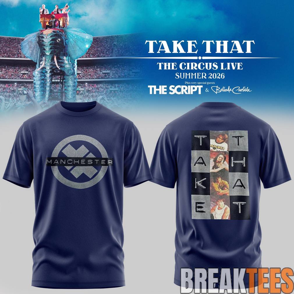 Take That x The Script The Circus Live Summer 2026 Shirt Take That x The Script The Circus Live Summer 2026 Shirt