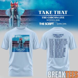 Take That x The Script The Circus Live Summer 2026 Shirt 2 Take That x The Script The Circus Live Summer 2026 Shirt 2
