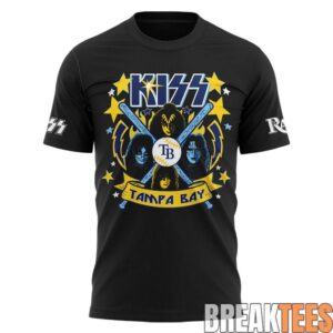 Tampa Bay Rays x Kiss Night 2026 T-Shirt 1