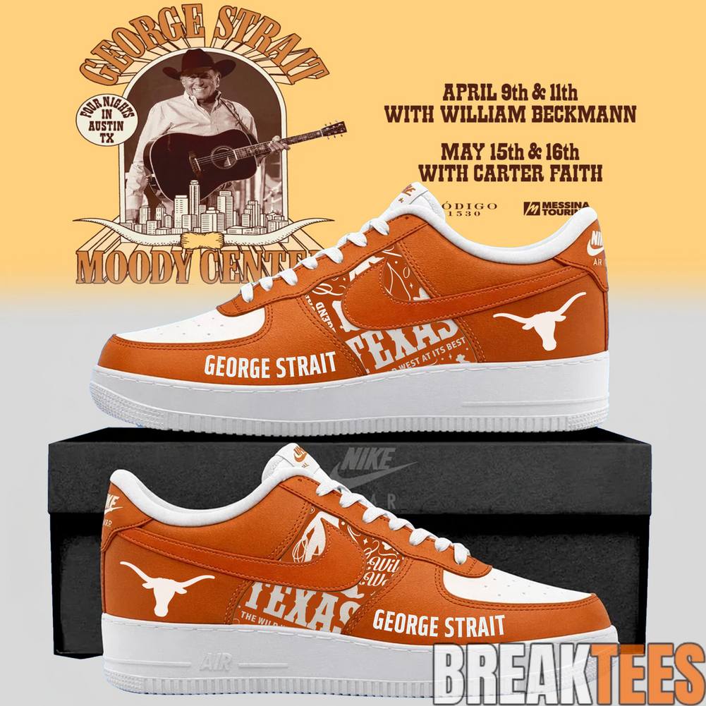 Texas Longhorns x George Strait returns to Moody Center Special Air Force 1 Shoes Texas Longhorns x George Strait returns to Moody Center Special Air Force 1 Shoes