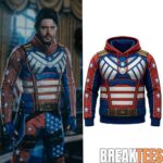 BreakTees 25 The Boys Season 5 Jensen Ackles Soldier Boy Suit Cosplay Hoodie 1