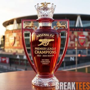 The Gunners 2026 EPL Champions Commemorative Whisky Bottle