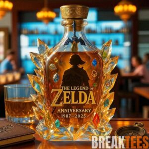 The Legend of Zelda 38th Anniversary Limited Edition Whiskey Bottle
