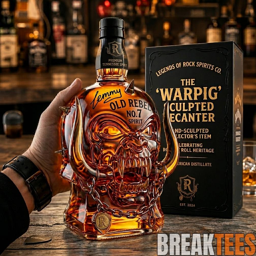 The Motörhead ‘The Warpig’ Whiskey Bottle The Motörhead ‘The Warpig’ Whiskey Bottle