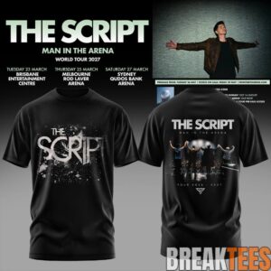 The Script – Man In The Arena Tour 2026 Shirt