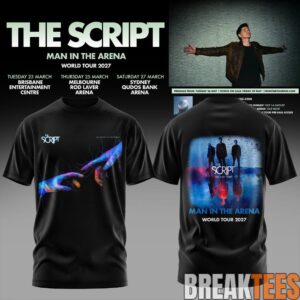 The Script - Man In The Arena Tour 2026 Shirt 1