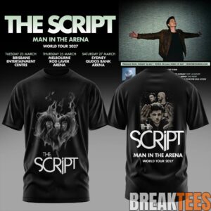 The Script - Man In The Arena Tour 2026 Shirt 3
