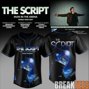 The Script  Man In The Arena Tour 2026 Special Baseball Jersey