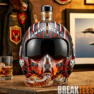 Top Gun 40th Anniversary ‘Maverick’ Flight Helmet Limited Edition Whiskey Bottle