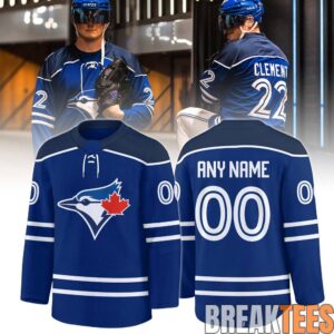 Toronto Blue Jays Ern Dog Appreciation Day Custom Hockey Jersey