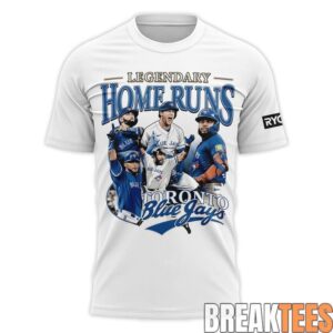 Toronto Blue Jays Legendary Home Runs T-Shirt 1