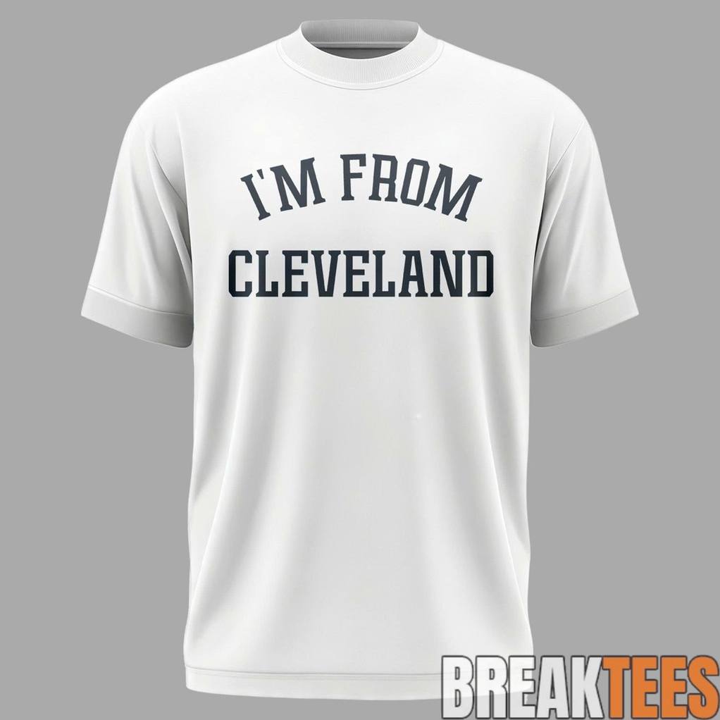 Travis Kelce Cleveland Guardians ‘I’m From Cleveland’ Shirt Travis Kelce Cleveland Guardians ‘I’m From Cleveland’ Shirt