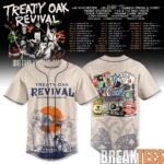 Treaty Oak Revival West Texas Degenerate Tour 2026 Baseball Jersey 1