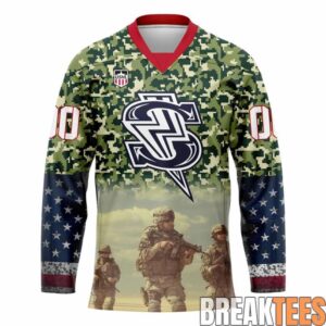 Tri-City Storm x Military Appreciation Night Hockey Jersey 1